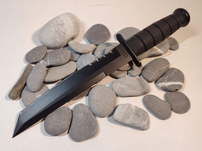 KA-BAR USA Black Tanto Messer 1245 USMC – slika 3