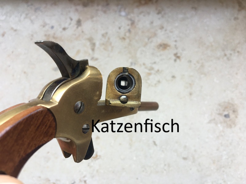 Las Vegas Derringer von Neumann, PTB 490, Kaliber 22 Platz Gas, ungeschossen, ULTRA selten! – Bild 3