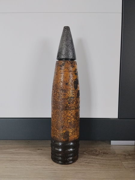 8,8cm Sprgr.Patr. L/4.5 (Kz) obus German HE projectile Flak 18/36/37 with Fuze AZ 23/28 – Bild 2