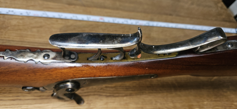 PEDERSOLI PERKUSSIONS-VORDERLADER KAL. .45 – ECHTES SCHWARZPULVER-FEELING | ACHTKANTLAUF | DOPPELZÜN – Bild 2