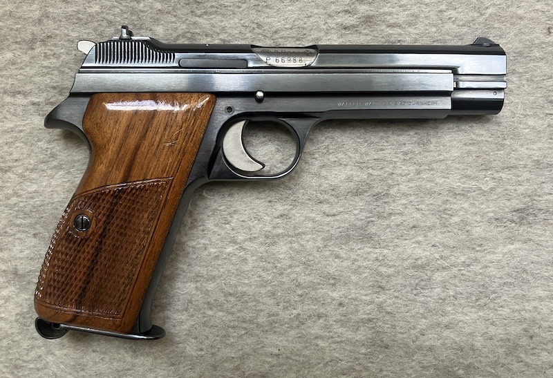 SIG 210 -2 9mm Parabellum Super Target /Fallscheibe Pistole – Bild 2