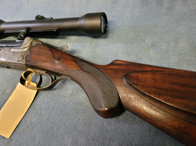 BBF Vorkrieg Bockbüchsflinte W. Kessler Suhl 16/70 8x57R mit Zielsechs Zeis Jena ZF (no 8x57 IS) – immagine 4