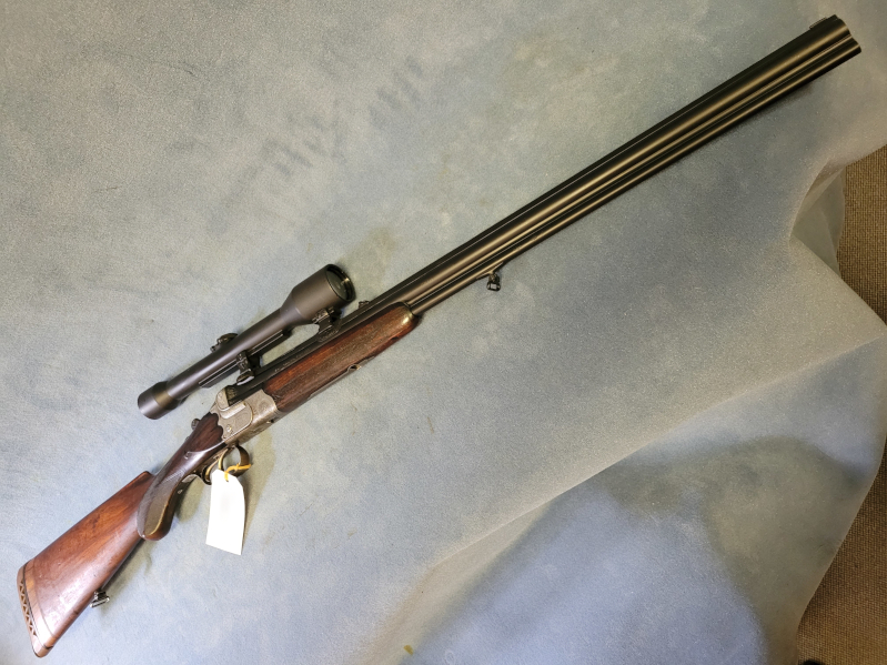 BBF Vorkrieg Bockbüchsflinte W. Kessler Suhl 16/70 8x57R mit Zielsechs Zeis Jena ZF (no 8x57 IS) – immagine 2