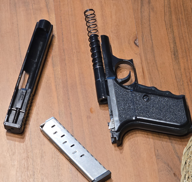 Heckler & Koch P7 SP9 Schreckschuss PTP 541 Kal. 9mm P.A.K. ultraselten! – billede 4