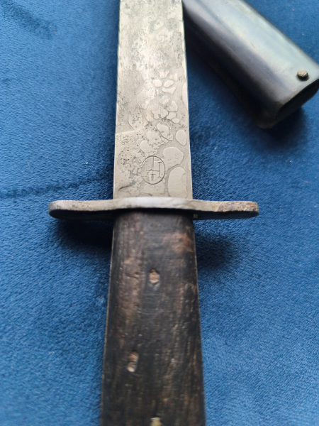 Messer Stiefeldolch alt Sammlermesser mit Scheide – obrázek 2
