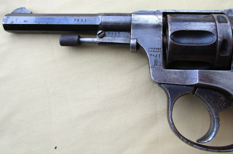 Nagant Revolver M1893 Norwegische Marine m/93 nummerngleich Kal.7,5mm – afbeelding 4