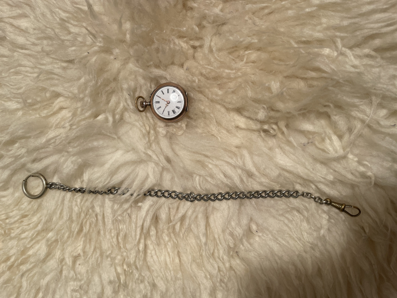 Echt silberne Taschenuhr – Bild 3
