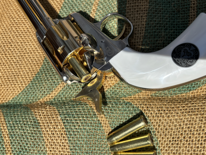 Colt Single Action Army SAA .45 - 5.5" Co2-Revolver Smoke Wagon Kaliber 4,5 mm Diabolo – obrázek 4