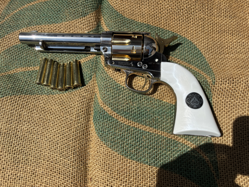 Colt Single Action Army SAA .45 - 5.5" Co2-Revolver Smoke Wagon Kaliber 4,5 mm Diabolo – obrázek 2