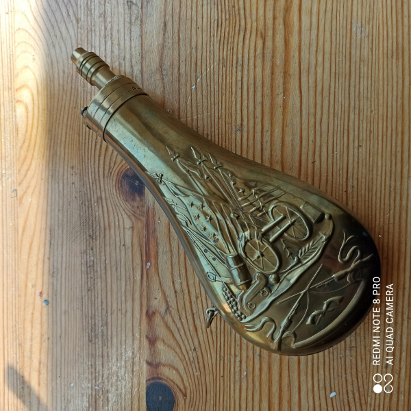 Pulver Flasche Messing – immagine 2