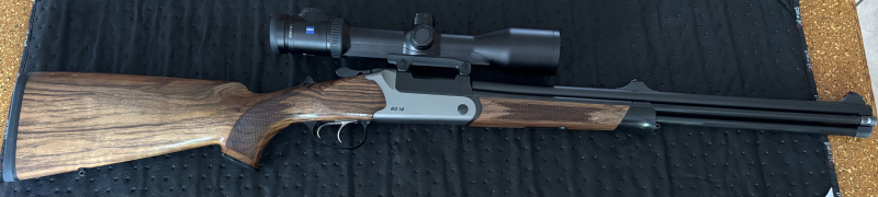 Blaser BD14 8x57 IRS / .222 Rem. / 20/76 – ZEISS V8 1,8–14x50 mit Schiene und Blaser SM – Bild 2