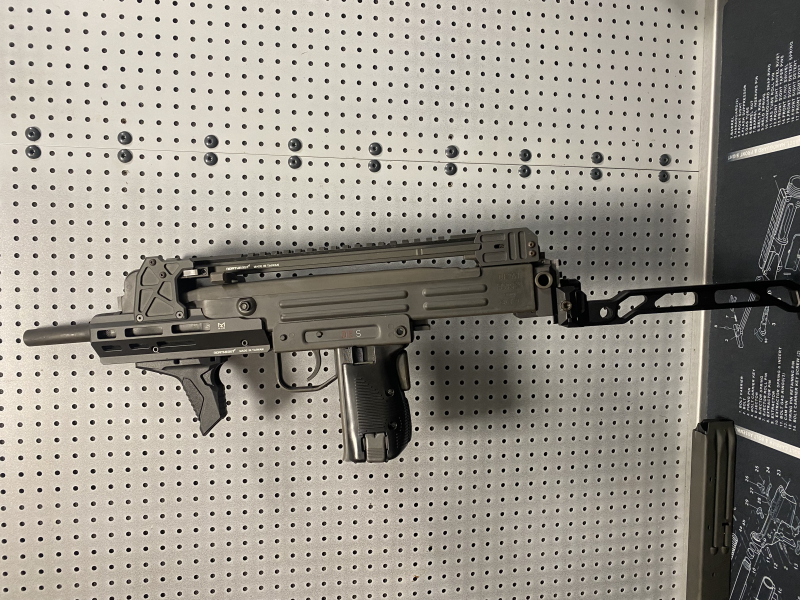 Taktische Uzi Custom DF2A1 Maschinenpistole 9mm PAK MP2 freie Waffe orig.Teile no MP5 Mac10 SV Glock – nuotrauka 6