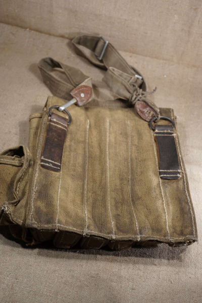 Wehrmacht Magazintasche MP38/40 mit Beriemung – nuotrauka 5