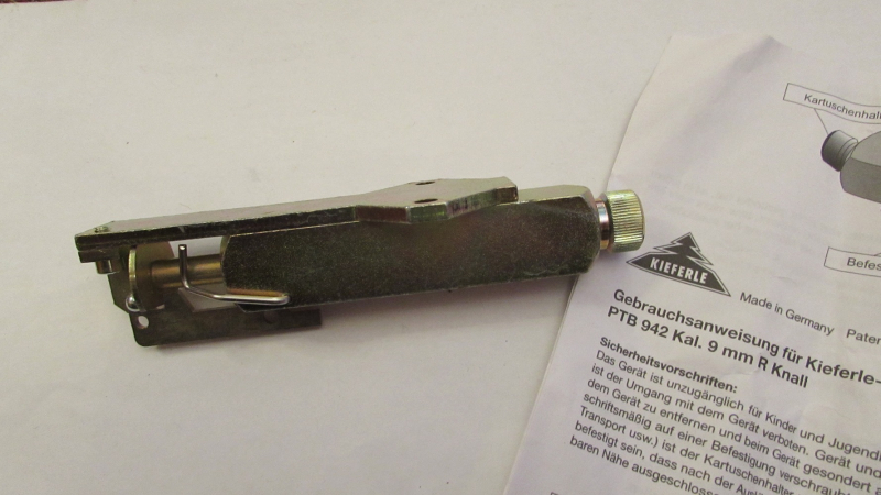 ALARMGRÄT KIEFERLE 9MM PLATZ PTB 942 – billede 2