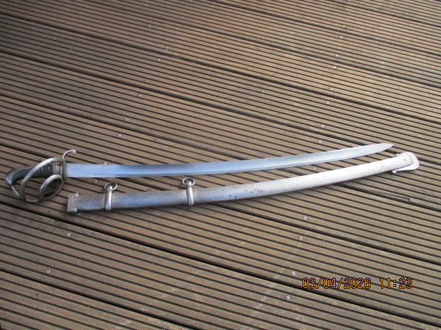Bayern schwerer Kavallerie Säbel M1826 mit Scheide – billede 1