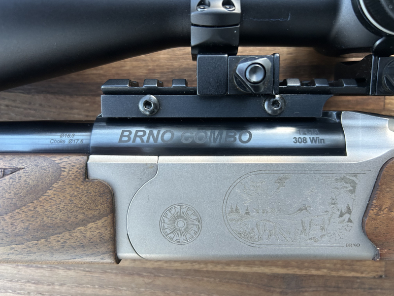 CZ Bockbüchsflinte Brno Combo 12/76 - .308 Win. 3-12x56 – Bild 2