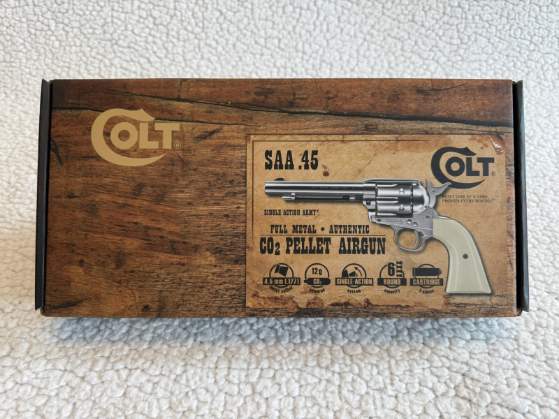 Umarex Colt Single Action Army SAA .45 Nickel CO2 Revolver – billede 2