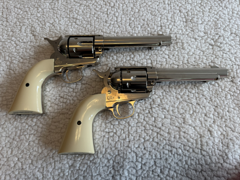 Umarex Colt Single Action Army SAA .45 Nickel CO2 Revolver – billede 5