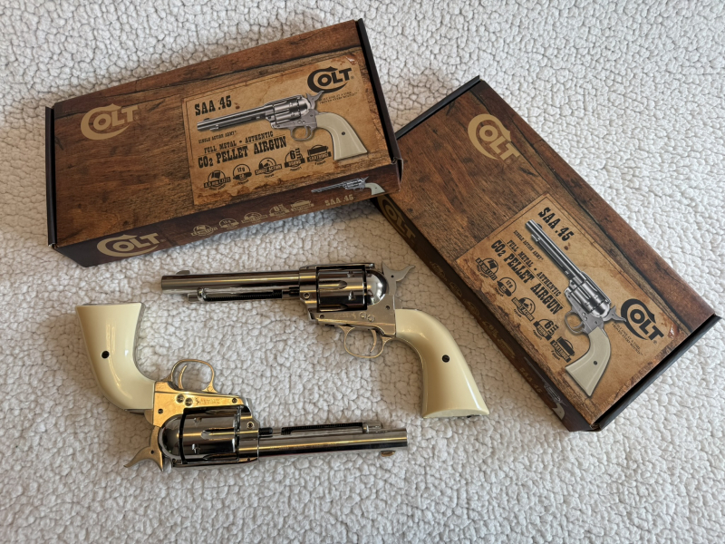 Umarex Colt Single Action Army SAA .45 Nickel CO2 Revolver – billede 3