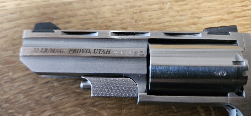 North American Arms (NAA) Black Widow – Kal. .22 LR / .22 WMR – 2 Trommeln – OVP – Komplettset – Bild 5