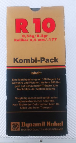 RWS Kombi -Pack 1000St. R10 , 4,5 mm , 0,53 g. – Bild 2