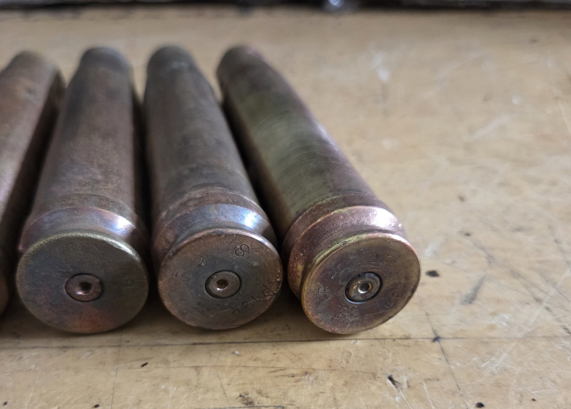 10 Messing Hülsen 2cm 151-20(Bombe Bodenfund Granate Zünder) – Bild 4