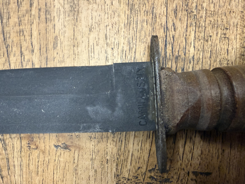 Camillus USMC Marine Corps Fighting Knife #5685B mit Originalkarton & Lederscheide – Made in USA – Bild 5