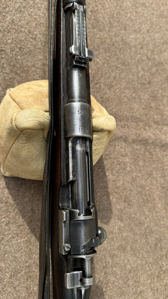 K98 Mauser S/42 Bj1937 im Kaliber 8x57JS Nummerngleich WAA Stempel – Bild 3
