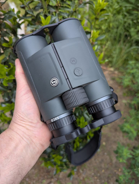 GECO RF 10x50 Fernglas mit Entfernungsmesser Neuwertig! Wie GPO Rangeguide Berlin – imaginea 3