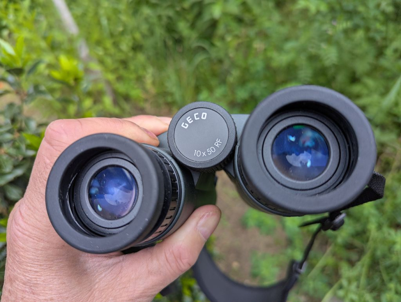 GECO RF 10x50 Fernglas mit Entfernungsmesser Neuwertig! Wie GPO Rangeguide Berlin – imaginea 5