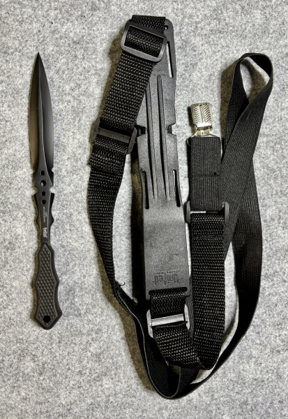 United Cutlery M48 Stinger Dolch mit Schulterholster, wie neu – billede 2