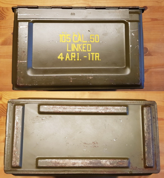 Gurtkasten für 105-Schuss-Gurt .50 BMG US-Army – Bild 2
