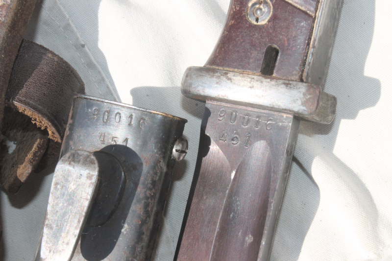 Nummerngleiches Seltenes K98 Bajonett bym 43 – Bild 3