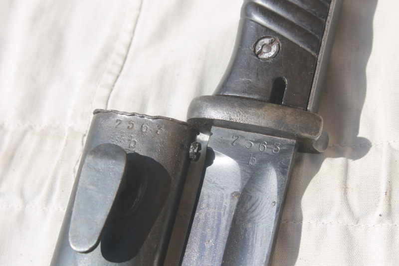 Nummerngleiches Seltenes K98 Bajonett Berg & co 1940 – Bild 2