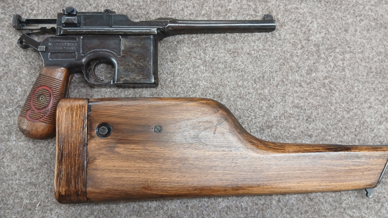 Mauser C96 / rote neun / rote 9 / im Kaliber 9mm Para / Luger – Bild 2