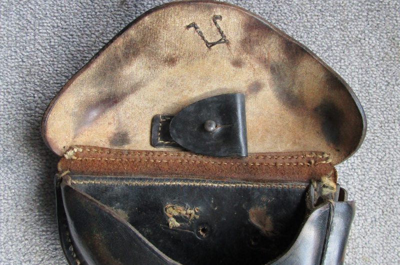Pistolentasche Koffertasche für Pistole 08 P08 Carl Heinichen Dresden 1937 WaA nicht P08 PPK Hsc – slika 5