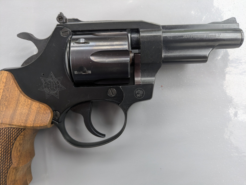Sammlerrarität MWM Gillmann Steel Dog PTB 961 , limitierte Auflage, 3 Zoll Sheriff TAC Holzgriffscha – Bild 5