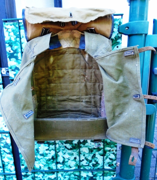 Wehrmacht Rucksack Affe Tornister Ausrüstung 2. WK KARL KUNTZE PENIG-SA 1940 – Bild 2