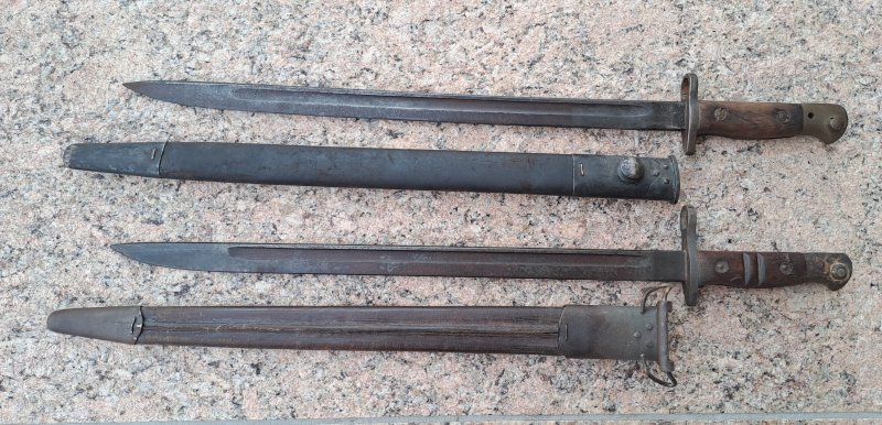 2x Bajonett, WK1. US Remington & UK – Bild 3