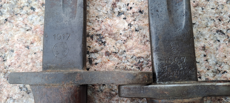 2x Bajonett, WK1. US Remington & UK – Bild 6
