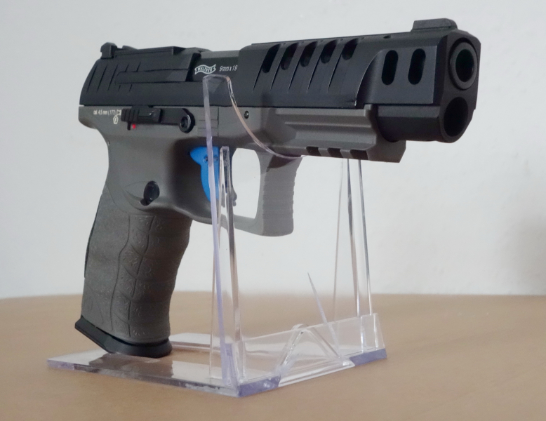 Umarex Walther Q5 Match 5" Combo Set Tungsten Gray - 4,5 mm Diabolo Blowback Co2-Pistole – imaginea 3