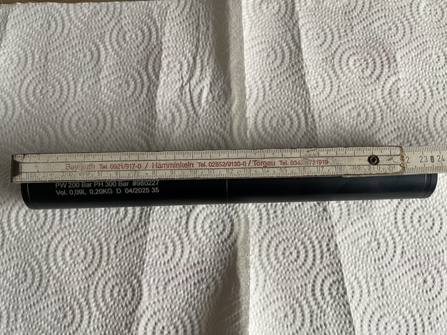 Steyr LP Kartusche Einzelstück 240mm lang – Bild 3