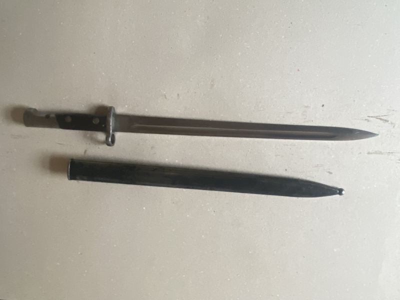 Langes Bajonett VZ-23 zum Export Mauser 98/32 Peru – stampa 2