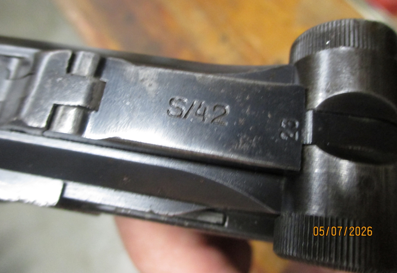 Pistole 08 Wehrmacht 9mmLuger S/42 – Bild 6