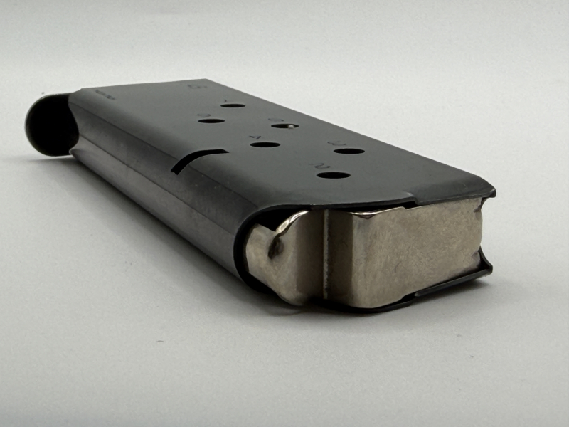 Original MEC-GAR Magazin .45 ACP 7 Schuss 1911 Government Colt Kimber Springfield Made in Italy – imagem 5