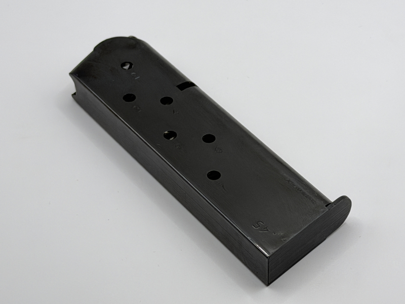 Original MEC-GAR Magazin .45 ACP 7 Schuss 1911 Government Colt Kimber Springfield Made in Italy – imagem 2