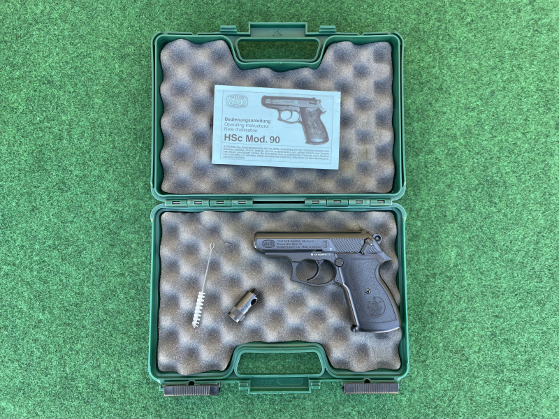 +++ Mauser HSc Mod. 90 Kal. 9mm P.A.K. erste Ausführung +++ – immagine 5