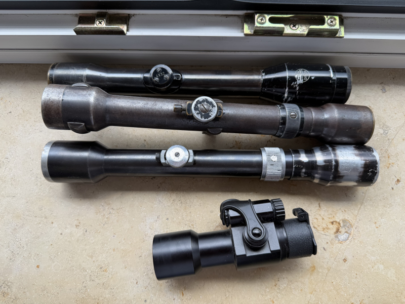 Zielfehrnrohr Konvolut mit Pecar/Dinox/Hensoldt? kein K98/stg44/mp40/Hensoldt/Kahles/ZF39/Ajack/Zeis – Bild 2
