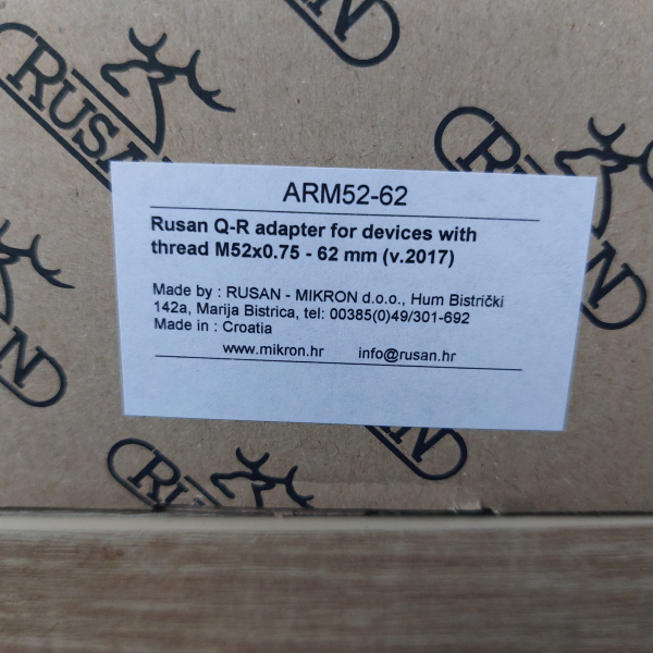 Rusan Adapter M52 x 0,75-62mm – Bild 2