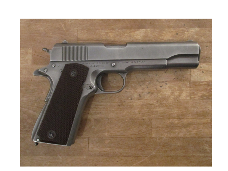 Colt Government 1911 A1 US Army Cal .45 Auto Original WK2 / 1943 – billede 2